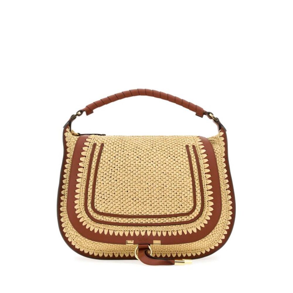 Chloe Women Raffia Marcie Handbag